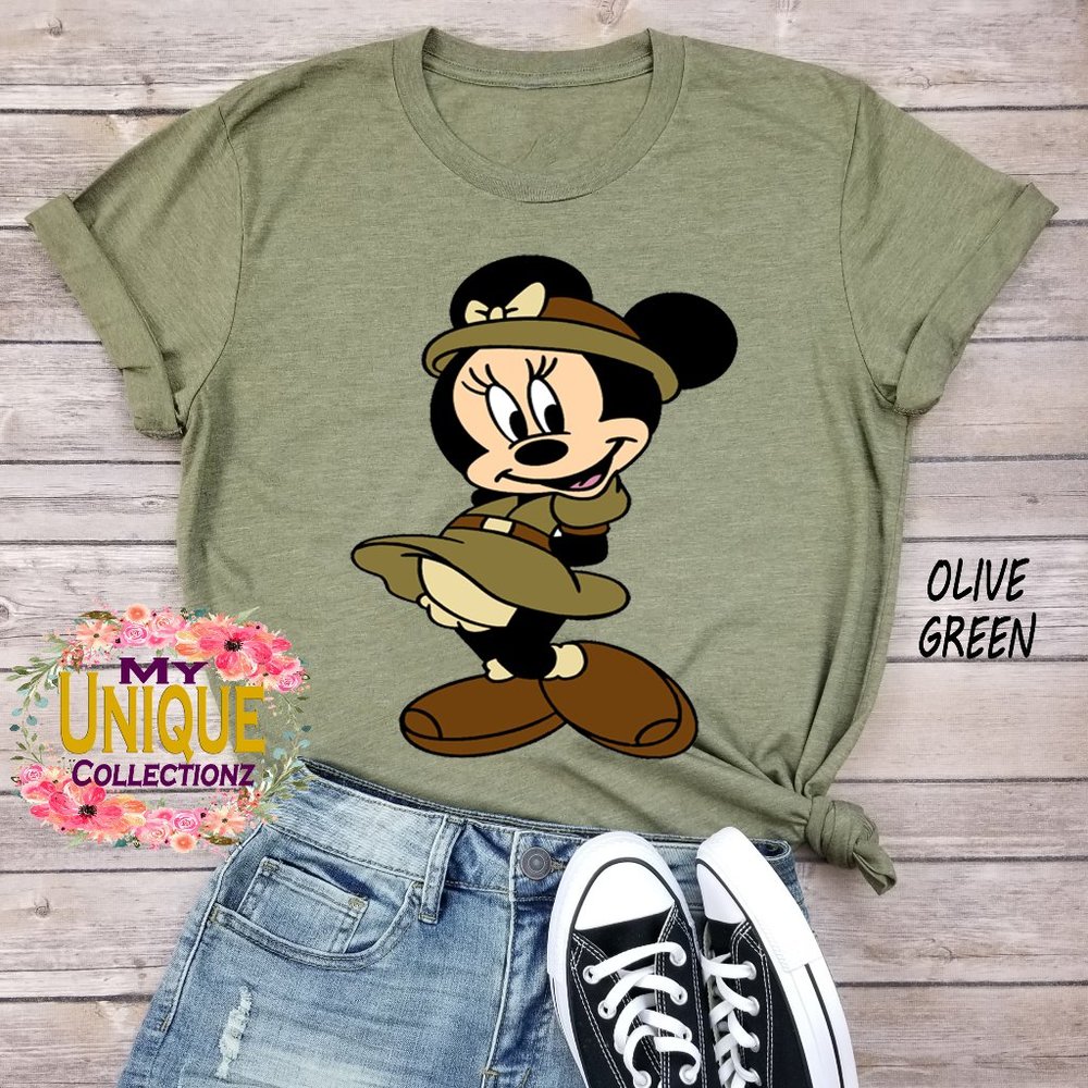 Safari Minnie Mouse Shirt, Animal Kingdom Shirt